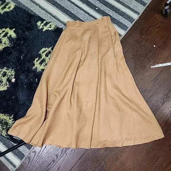 Paul Alexander Vintage Linen Skirt Set – Size 6 - Picture 11 of 15